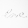 Светодиодная вывеска "Love" (18x45 см.)