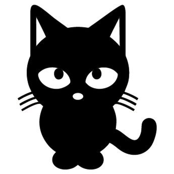 Меловая наклейка "Котёнок Вверх"